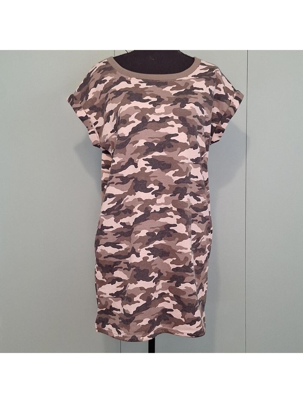 Nwt Ellison Camouflage T-shirt Dress Size Small